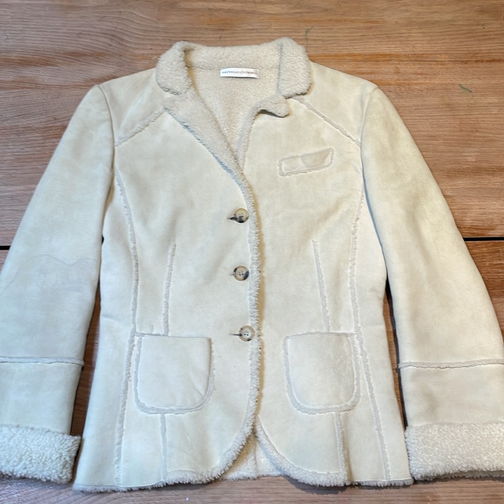 Vintage BRUNELLO CUCINELLI shearling jacket😍 Y2K